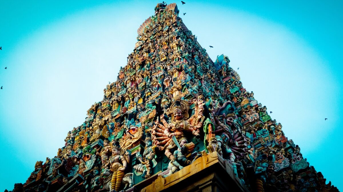 Gopuram d’un temple hindou