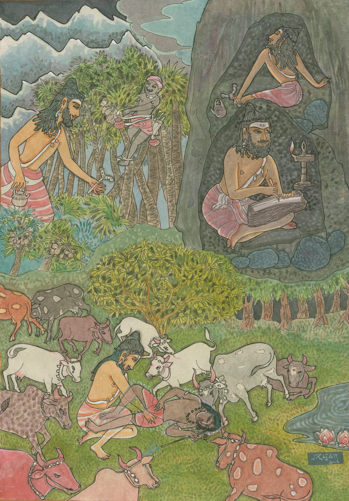 Sundaranatha se convierte en Tirumular, compone Tirumantiram